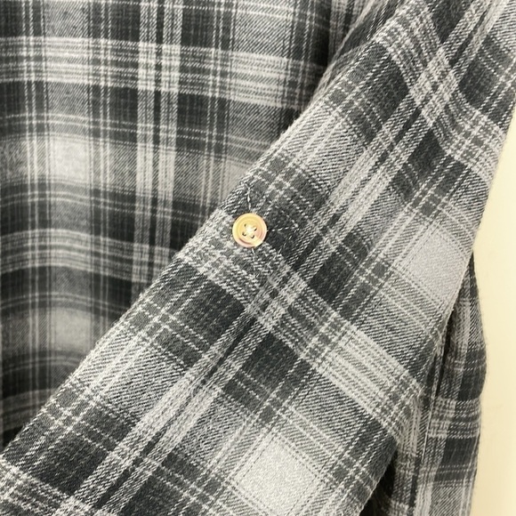 Ocean Current || Mens Flannel Button Down; Size Small - Picture 10 of 11